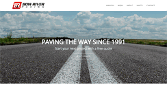 Desktop Screenshot of bowriverpaving.com